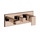 Gessi RETTANGOLO SHOWER miscelatore doccia a parete 2 uscite, con deviatore, presa acqua e supporto doccetta, finitura copper PVD 44911#030