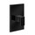 Gessi RETTANGOLO SHOWER miscelatore doccia a parete 1 uscita, senza corpo incasso, finitura black metal PVD 44602#706