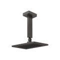 Immagine di Gessi RETTANGOLO SHOWER soffione anticalcare a soffitto orientabile, finitura black metal brushed PVD 20151#707
