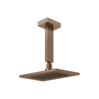 Immagine di Gessi RETTANGOLO SHOWER soffione anticalcare a soffitto orientabile, finitura copper brushed PVD 20151#708