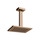 Gessi RETTANGOLO SHOWER soffione anticalcare a soffitto orientabile, finitura copper PVD 20151#030