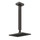 Gessi RETTANGOLO SHOWER soffione anticalcare a soffitto, braccio altezza personalizzabile, finitura black metal brushed PVD 20150#707