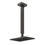 Immagine di Gessi RETTANGOLO SHOWER soffione anticalcare a soffitto, braccio altezza personalizzabile, finitura black metal brushed PVD 20150#707