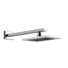 Immagine di Gessi RETTANGOLO SHOWER soffione L.14 P.21,3 cm, anticalcare a parete orientabile, finitura cromo 20148#031