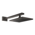 Immagine di Gessi RETTANGOLO soffione L.14 P.21,3 cm, anticalcare a parete orientabile, finitura black metal brushed PVD 20148#707