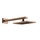 Gessi RETTANGOLO SHOWER soffione L.14 P.21,3 cm, anticalcare a parete orientabile, finitura copper PVD 20148#030