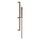 Gessi RETTANGOLO SHOWER asta saliscendi con doccetta anticalcare e flessibile 150 cm, finitura copper brushed PVD 20145#708