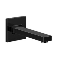 Immagine di Gessi RETTANGOLO SHOWER bocca vasca a parete, bocca lunghezza personalizzabile, finitura black metal PVD 20121#706