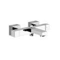 Immagine di Gessi RETTANGOLO SHOWER miscelatore termostatico esterno vasca, con deviatore automatico bagno/doccia, finitura cromo 20111#031