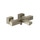 Gessi RETTANGOLO SHOWER miscelatore termostatico esterno vasca, con deviatore automatico bagno/doccia, finitura finox 20111#149