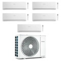 Immagine di Vaillant climaVAIR plus Climatizzatore a parete penta split inverter Wi-Fi bianco | unità esterna R32 12.1 kW unità interne 7000+9000+12000+12000+18000 BTU VAM1-120A5NO+VAIP1-0[20|25|35|35|50]WNI