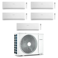 Immagine di Vaillant climaVAIR plus Climatizzatore a parete penta split inverter Wi-Fi bianco | unità esterna R32 12.1 kW unità interne 7000+7000+7000+9000+9000 BTU VAM1-120A5NO+VAIP1-0[20|20|20|25|25]WNI