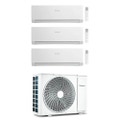 Immagine di Vaillant climaVAIR plus Climatizzatore a parete trial split inverter Wi-Fi bianco | unità esterna R32 8 kW unità interne 7000+7000+7000 BTU VAM1-080A4NO+VAIP1-0[20|20|20]WNI
