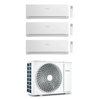 Immagine di Vaillant climaVAIR plus Climatizzatore a parete trial split inverter Wi-Fi bianco | unità esterna R32 8 kW unità interne 7000+7000+9000 BTU VAM1-080A4NO+VAIP1-0[20|20|25]WNI