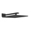 Immagine di Gessi SHOWER soffione quadrato 30cm anticalcare a parete orientabile, colore nero finitura opaco 15185#299