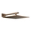 Immagine di Gessi SHOWER soffione quadrato 30cm anticalcare a parete orientabile, finitura copper brushed PVD 15185#708