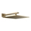 Immagine di Gessi SHOWER soffione quadrato 30cm anticalcare a parete orientabile, finitura warm bronze brushed PVD 15185#726