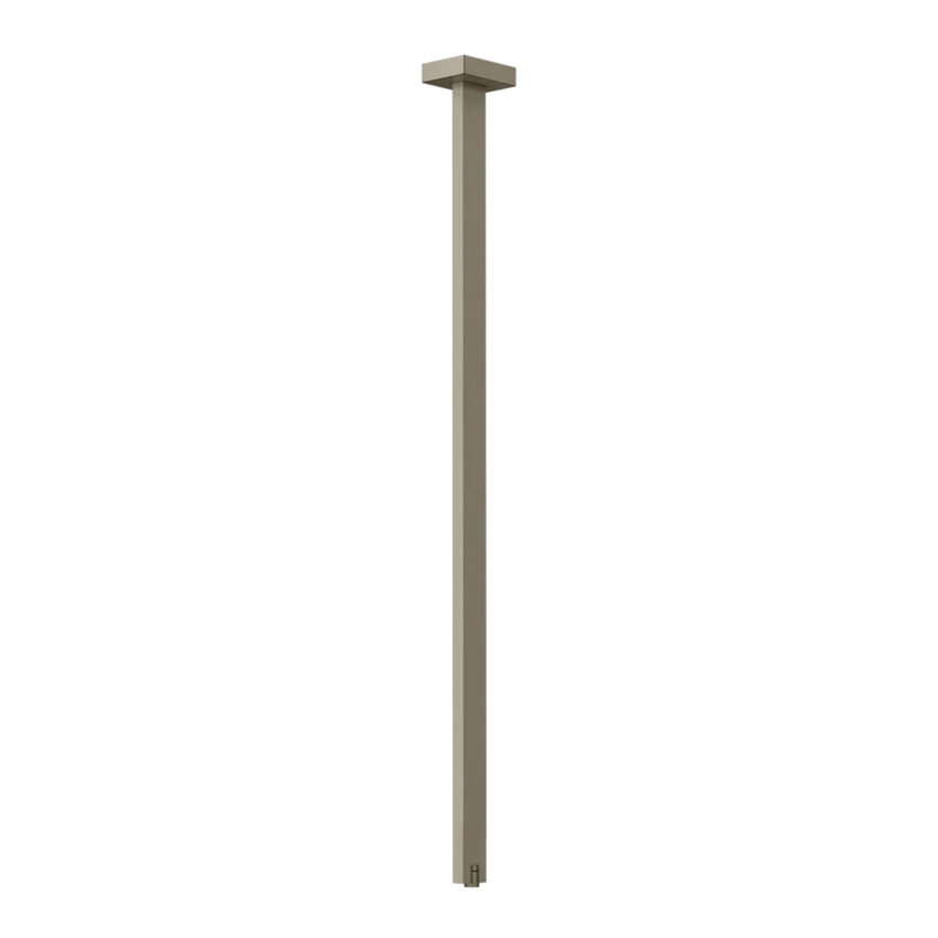 Immagine di Gessi RETTANGOLO bocca a soffitto altezza personalizzabile, finitura finox 20199#149