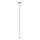 Gessi RETTANGOLO bocca a soffitto altezza personalizzabile, finitura cromo 20199#031