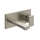 Gessi RETTANGOLO miscelatore a parete, bocca lunghezza personalizzabile, senza scarico, finitura finox 44834#149