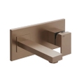 Immagine di Gessi RETTANGOLO miscelatore a parete, bocca lunghezza personalizzabile, senza scarico, finitura copper brushed PVD 44834#708