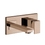 Immagine di Gessi RETTANGOLO miscelatore a parete, bocca lunghezza personalizzabile, senza scarico, finitura copper PVD 44834#030