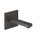 Gessi RETTANGOLO bocca a parete bocca lunghezza personalizzabile, finitura black metal brushed PVD 20118#707