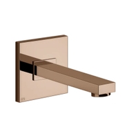 Immagine di Gessi RETTANGOLO bocca a parete bocca lunghezza personalizzabile, finitura rame PVD 20118#030