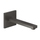 Gessi RETTANGOLO bocca a parete, finitura black metal brushed PVD 20114#707