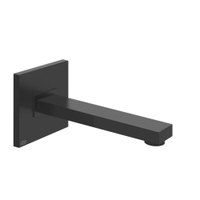 Immagine di Gessi RETTANGOLO bocca a parete, colore nero finitura opaco 20114#299