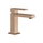 Gessi RETTANGOLO miscelatore lavabo H.15 cm, senza scarico, con flessibili di collegamento, finitura copper PVD 20002#030