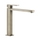 Gessi RETTANGOLO miscelatore lavabo H.30 cm, senza scarico, con flessibili di collegamento, finitura finox 11924#149
