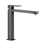 Immagine di Gessi RETTANGOLO miscelatore lavabo H.30 cm, senza scarico, con flessibili di collegamento, finitura black metal brushed PVD 11924#707