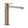 Gessi RETTANGOLO miscelatore lavabo H.30 cm, senza scarico, con flessibili di collegamento, finitura copper brushed PVD 11924#708