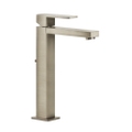 Immagine di Gessi RETTANGOLO miscelatore lavabo H.30 cm, senza scarico, con flessibili di collegamento, finitura finox 11922#149