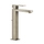 Gessi RETTANGOLO miscelatore lavabo H.30 cm, senza scarico, con flessibili di collegamento, finitura finox 11922#149