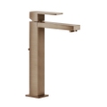 Immagine di Gessi RETTANGOLO miscelatore lavabo H.30 cm, senza scarico, con flessibili di collegamento, finitura copper brushed PVD 11922#708