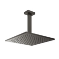 Immagine di Gessi RETTANGOLO SHOWER soffione anticalcare a soffitto orientabile, finitura black metal brushed PVD 15186#707