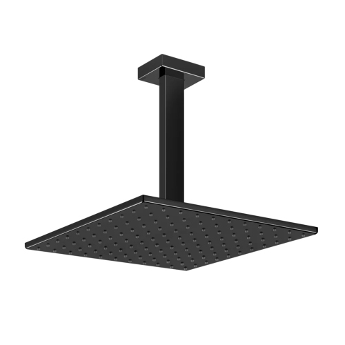 Immagine di Gessi SHOWER soffione anticalcare a soffitto orientabile, finitura black metal PVD 15186#706