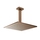 Gessi RETTANGOLO SHOWER soffione anticalcare a soffitto orientabile, finitura copper brushed PVD 15186#708