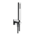 Immagine di Gessi RETTANGOLO SHOWER set doccia con presa acqua, doccetta anticalcare e flessibile 150 cm, finitura cromo 20123#031
