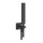 Gessi RETTANGOLO SHOWER set doccia con presa acqua, doccetta anticalcare e flessibile 150 cm, colore nero finitura opaco 20123#299