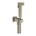 Gessi RETTANGOLO SHOWER doccetta shut-off a parete, L.9.5 cm, finitura finox 20021#149