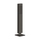 Gessi RETTANGOLO cono porta doccetta con doccetta anticalcare e flessibile 150 cm, finitura black metal brushed PVD 20127#707