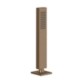 Immagine di Gessi RETTANGOLO cono porta doccetta con doccetta anticalcare e flessibile 150 cm, finitura copper brushed PVD 20127#708