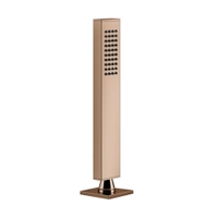 Immagine di Gessi RETTANGOLO cono porta doccetta con doccetta anticalcare e flessibile 150 cm, finitura copper PVD 20127#030