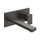 Gessi RETTANGOLO miscelatore a parete P.27 cm, senza scarico, finitura black metal brushed PVD 44838#707