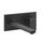 Gessi RETTANGOLO miscelatore a parete P.27 cm, senza scarico, colore nero finitura opaco 44838#299