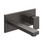 Immagine di Gessi RETTANGOLO miscelatore a parete P.22 cm, senza scarico, finitura black metal brushed PVD 44836#707