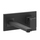 Gessi RETTANGOLO miscelatore a parete P.22 cm, senza scarico, colore nero finitura opaco 44836#299